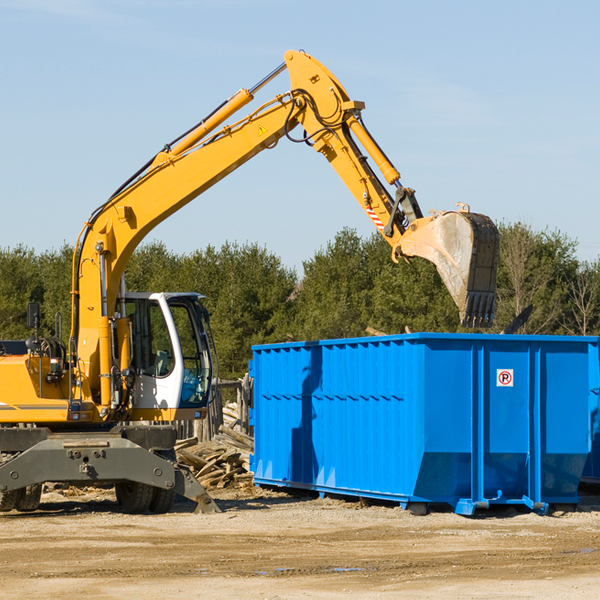 is there a minimum or maximum amount of waste i can put in a residential dumpster in Benedicta